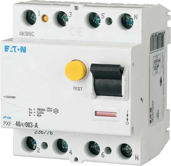 FI-Schutzschalter 4-polig 63A 500mA Typ A FI-Schutzschalter 4-polig 63A 500mA Typ A