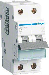 Leitungsschutzschalter MBN516 B-16A 1+N pol