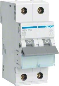 Leitungsschutzschalter MBN206 B-6A 2pol Leitungsschutzschalter MBN206 B-6A 2pol