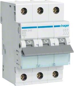 Leitungsschutzschalter MBN310 B-10A 3pol Leitungsschutzschalter MBN310 B-10A 3pol