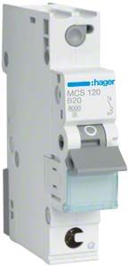Leitungsschutzschalter MCS120 C-20A 1pol Leitungsschutzschalter MCS120 C-20A 1pol