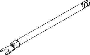 Verdrahtungsbrücke 10mm² L265 Adernendhülse Gabelschuh