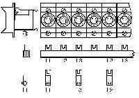 Sammelschienenblock SZ-PSB 7 N Sammelschienenblock SZ-PSB 7 N