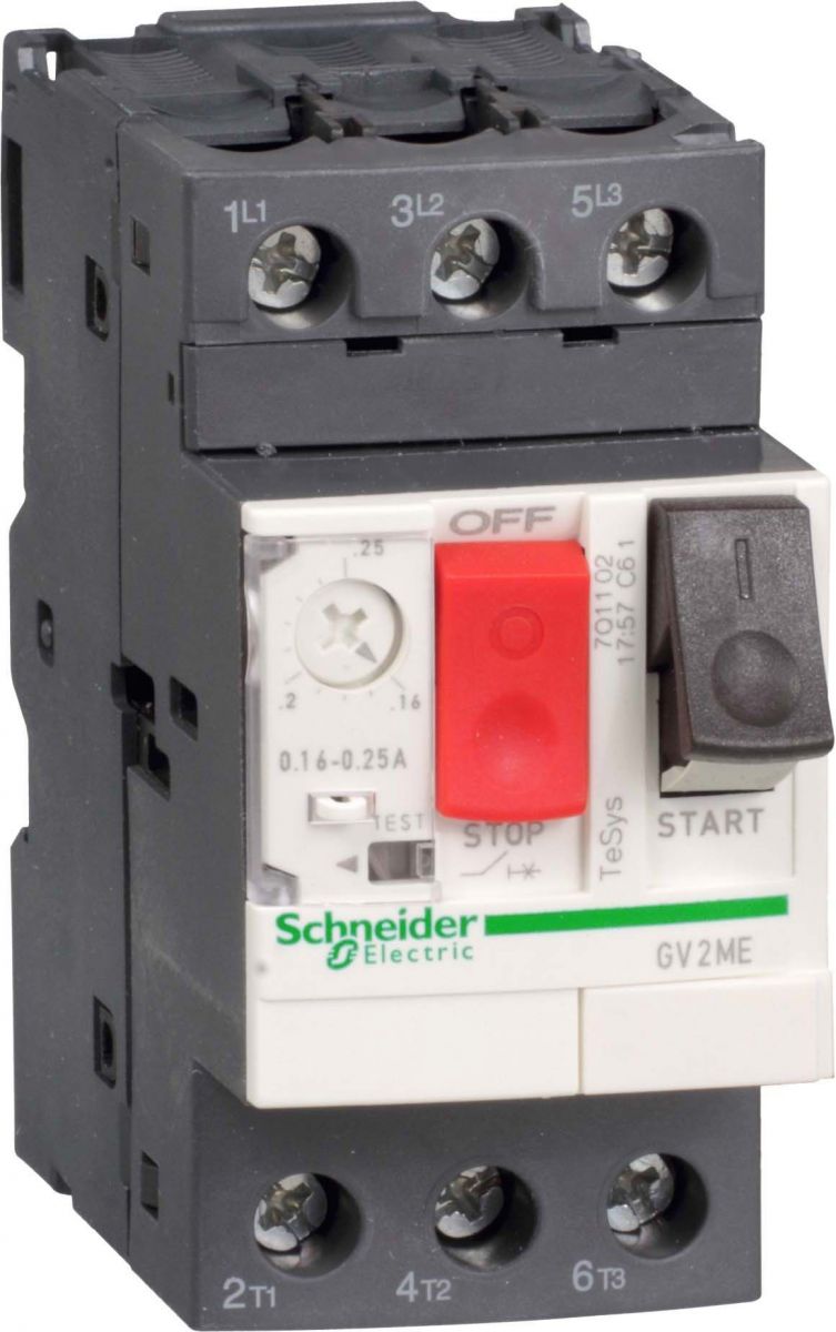 Motorschutzschalter GV2ME05 0,63 - 1,0A Motorschutzschalter GV2ME05 0,63 - 1,0A