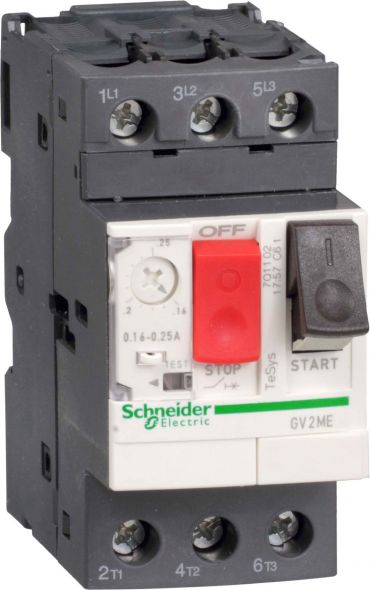 Motorschutzschalter GV2ME05 0,63 - 1,0A Motorschutzschalter GV2ME05 0,63 - 1,0A