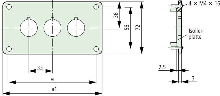 Einbautableau M22-E4 Einbautableau M22-E4