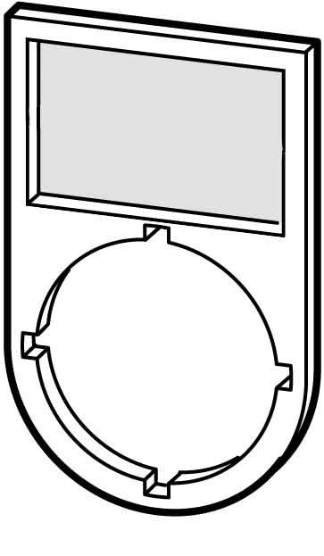 Tastenzusatzschildträger M22S-ST-D10 Tastenzusatzschildträger M22S-ST-D10