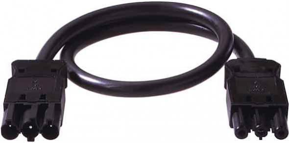 Verbindungskabel 3pol Flachstecker 0,3m 375.050 Verbindungskabel 3pol Flachstecker 0,3m 375.050