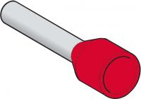 Aderendhülse m. Kragen rot 1,00 mm² L=13mm DZ5CE010