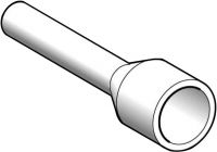 Aderendhülse m. Kragen schwarz 1,50 mm² L=13mm DZ5CE015