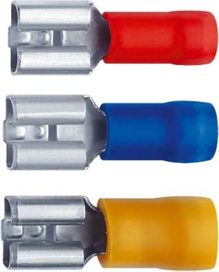 Flachsteckhülse 1,50 - 2,50 mm² blau 0,50 x 4,80 mm 830/2 Flachsteckhülse 1,50 - 2,50 mm² blau 0,50 x 4,80 mm 830/2