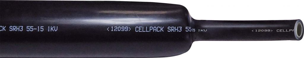 Schrumpfschlauch schwarz SRH3 75-20mm 