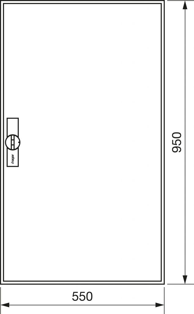 Zählerschrank universZ ZB22S 950x550x205 IP44 Zählerschrank universZ ZB22S 950x550x205 IP44