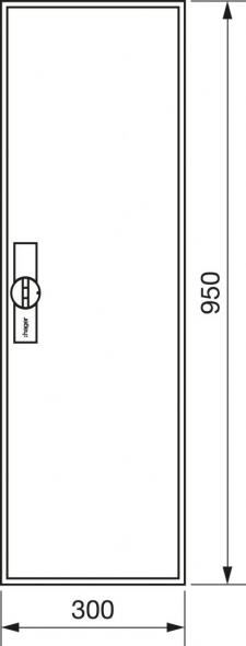 Zählerschrank universZ ZB21S 950x300x205 IP44