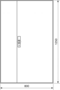 Zählerschrank universZ ZB43S 1250x800x205 IP44