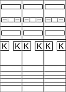 Komplettfeld ZL3EH26 1050mm 3feld eHZ 6ZP