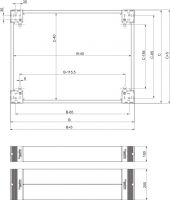 Sockel 200mm NSYSPF8200