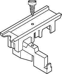 PC100 Gerätetragschiene für VNB Anschlußraum