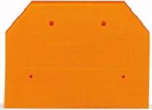 Abschlußplatte für Sicherungsklemme 282-311 bis 6mm² grau Abschlußplatte für Sicherungsklemme 282-311 bis 6mm² grau