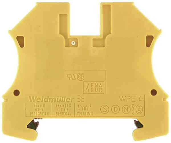 Schutzleiterklemme WPE 4 Schutzleiterklemme WPE 4