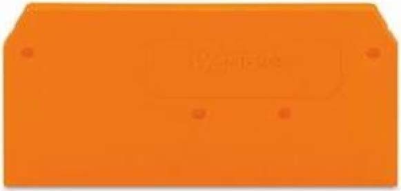 Abschluß-und Zwischenplatte 280-309 bis 2,5mm² orange Abschluß-und Zwischenplatte 280-309 bis 2,5mm² orange