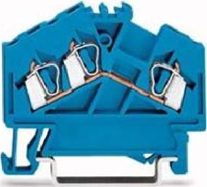 3-Leiter-Durchgangsklemme 280-651 bis 2,5mm² blau 3-Leiter-Durchgangsklemme 280-651 bis 2,5mm² blau