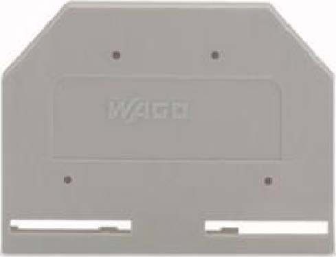 Abschlußplatte 281-301 bis 4mm² grau Abschlußplatte 281-301 bis 4mm² grau