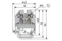 Durchgangsklemme WK 4/U V0