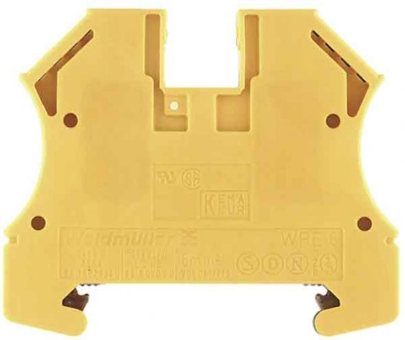Schutzleiterklemme WPE 6 Schutzleiterklemme WPE 6