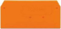Abschluß-und Zwischenplatte 280-309 bis 2,5mm² orange