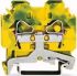 WAGO 2-Leiter-Schutzleiterklemme 282-107 bis 6mm² grün-gelb