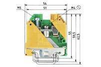 Schutzleiterklemme WKN 10 SL U V0