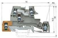 Installationsklemme WKI 4 D-D-SL /V0 Installationsklemme WKI 4 D-D-SL /V0