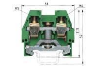 WKI 16 SL / 35/V0 SCHUTZLEITERKLEMME WKI 16 SL / 35/V0 SCHUTZLEITERKLEMME