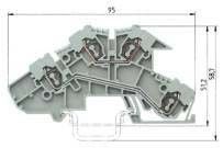 Installationsklemme WKIF 2,5 D-D