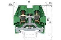 WKI 10 SL 35/V0 SCHUTZLEITERKLEMME