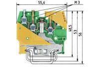 WK 4/D2/2SLU /V0 SCHUTZLEITERKLEMME