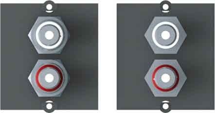 Rahmen 1xCinch Stereo 917.022 Rahmen 1xCinch Stereo 917.022