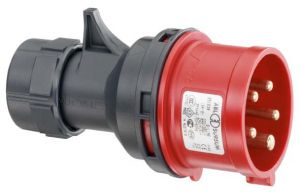 S51S30 Stecker 5P/16A 400V/IP44/6h/rot