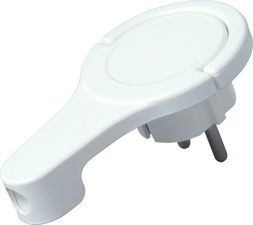 Schuko-Stecker extraflach weiß Schuko-Stecker extraflach weiß