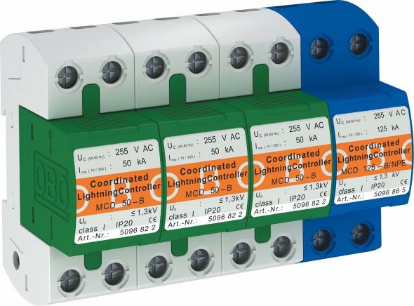 Blitzstromableiter MCD 50-B 3+1