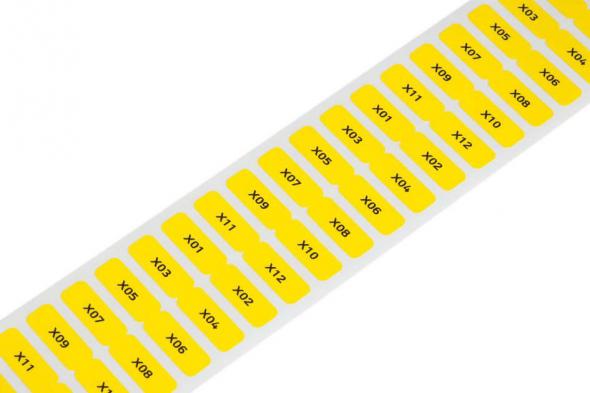 selbstklebende Etiketten für smartPRINTER gelb 8x20 selbstklebende Etiketten für smartPRINTER gelb 8x20
