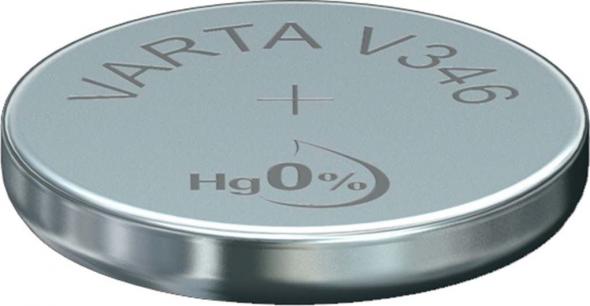 V 346 Uhrenbatterie Silber 1,55 V nicht freigeben V 346 Uhrenbatterie Silber 1,55 V nicht freigeben