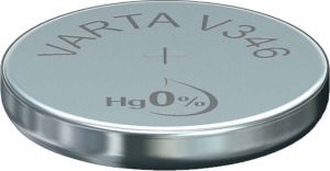 V 346 Uhrenbatterie Silber 1,55 V