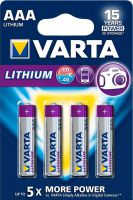 Professional Lithium-Batt. Lithium AAA Bli.4