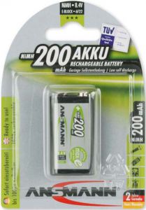 Akku MAX E NiMh 8,4V/200 mAh Block 9V