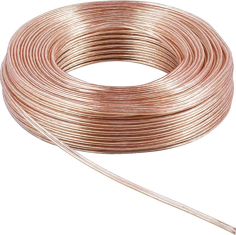 Lautsprecherleitung std. 2x4,00mm² 10m Ring transparent Lautsprecherleitung std. 2x4,00mm² 10m Ring transparent