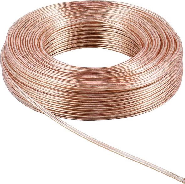 Lautsprecherleitung std. 2x4,00mm² 10m Ring transparent Lautsprecherleitung std. 2x4,00mm² 10m Ring transparent