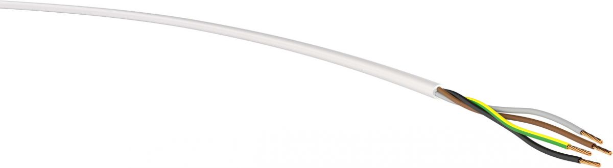 H05VV-F 4G1,5mm² weiß Ring 100m H05VV-F 4G1,5mm² weiß Ring 100m