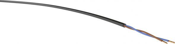 H03VV-F 2x0,75mm² schwarz Ring 50m H03VV-F 2x0,75mm² schwarz Ring 50m